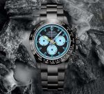 ROLEX Daytona 40*12.3MM 904L Steel 7750 Movement Rainbow Bezel Black with Blue Watch